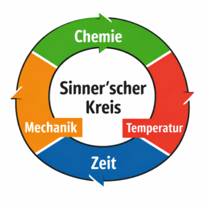 Der Sinnersche Kreis, Schamtische Darstellung